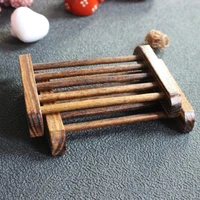 Wooden Soap Dishes Durable Soap Holder Storage Cup Rack Drain Plate Box Container Bathroonm Accessories LX1710