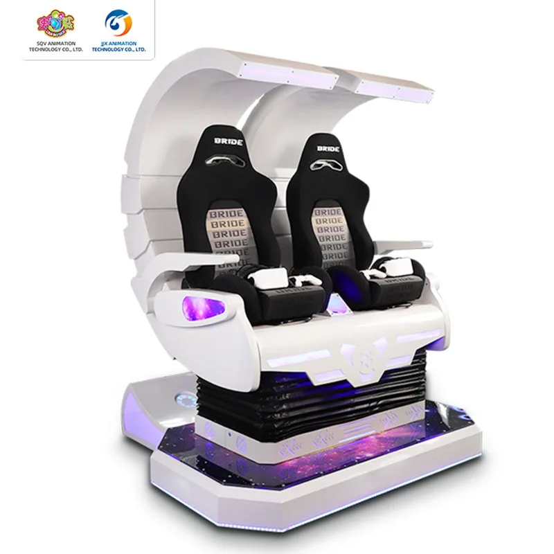 9D VR rotating chairs double player Virtual Reality Game | Coin Operated Games