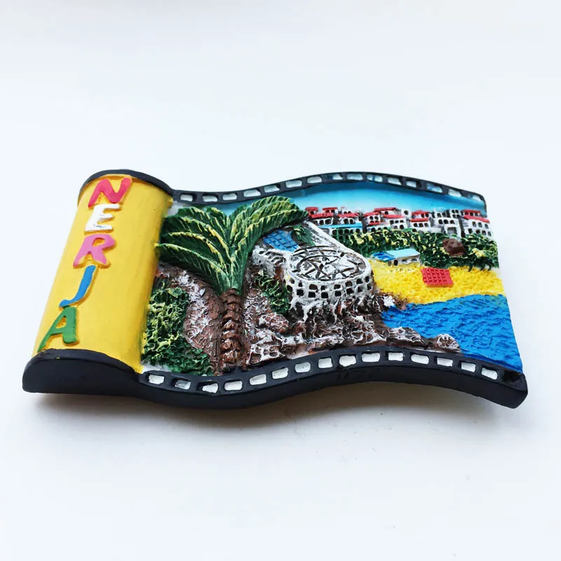Nerja Spain Madrid Seville Torido Barcelona Fridge Magnet Souvenir Refrigerator Magnets | Дом и сад