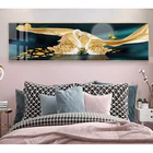 Алмазная вышивка, животное, лебедь, прикроватная тумба, современный минималистичный стиль, фотография озера, вышивка крестиком, Полный алмаз, подарок для влюбленных