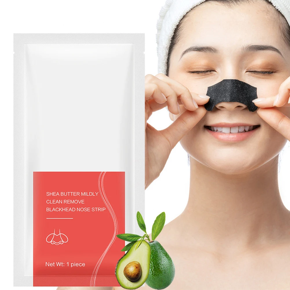

5pcs Nose Blackhead Remover Mask Acne Treatment Peeling Mask Nose Strips Nasal Paper Masks Skin Care