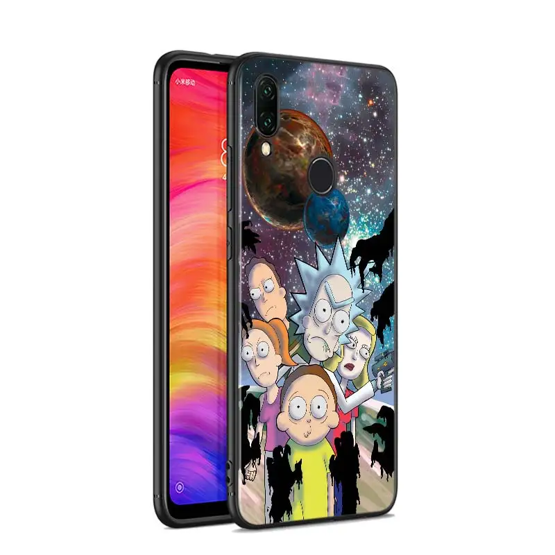 Черный силиконовый чехол Рик и Морти модный для Xiaomi Redmi Note 8 7 6 5 4X4 K20 Pro 7A 6A 6 S2 5A Plus чехол для телефона - Цвет: Style 12