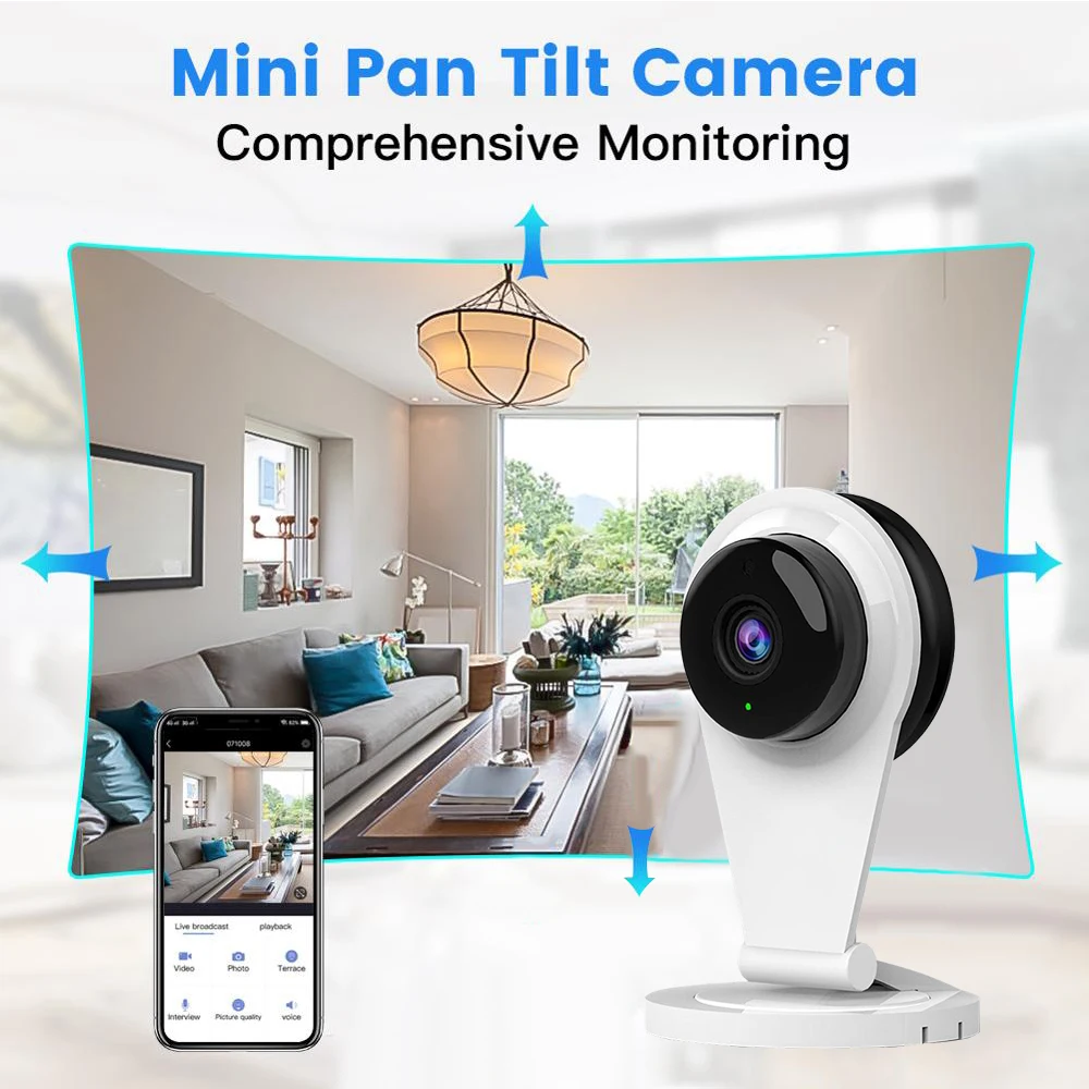 Аудио Мини Wifi камера безопасности Детский монитор P2P видео рекордер |