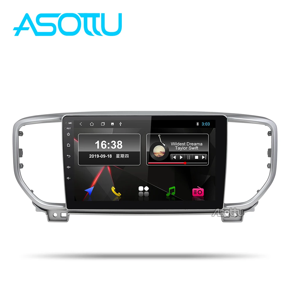 Автомобильный dvd-плеер Asottu DSP android 9,0 PX30 для KIA sportage KX5 gps навигация 1 din стерео головное устройство автомобиля стерео