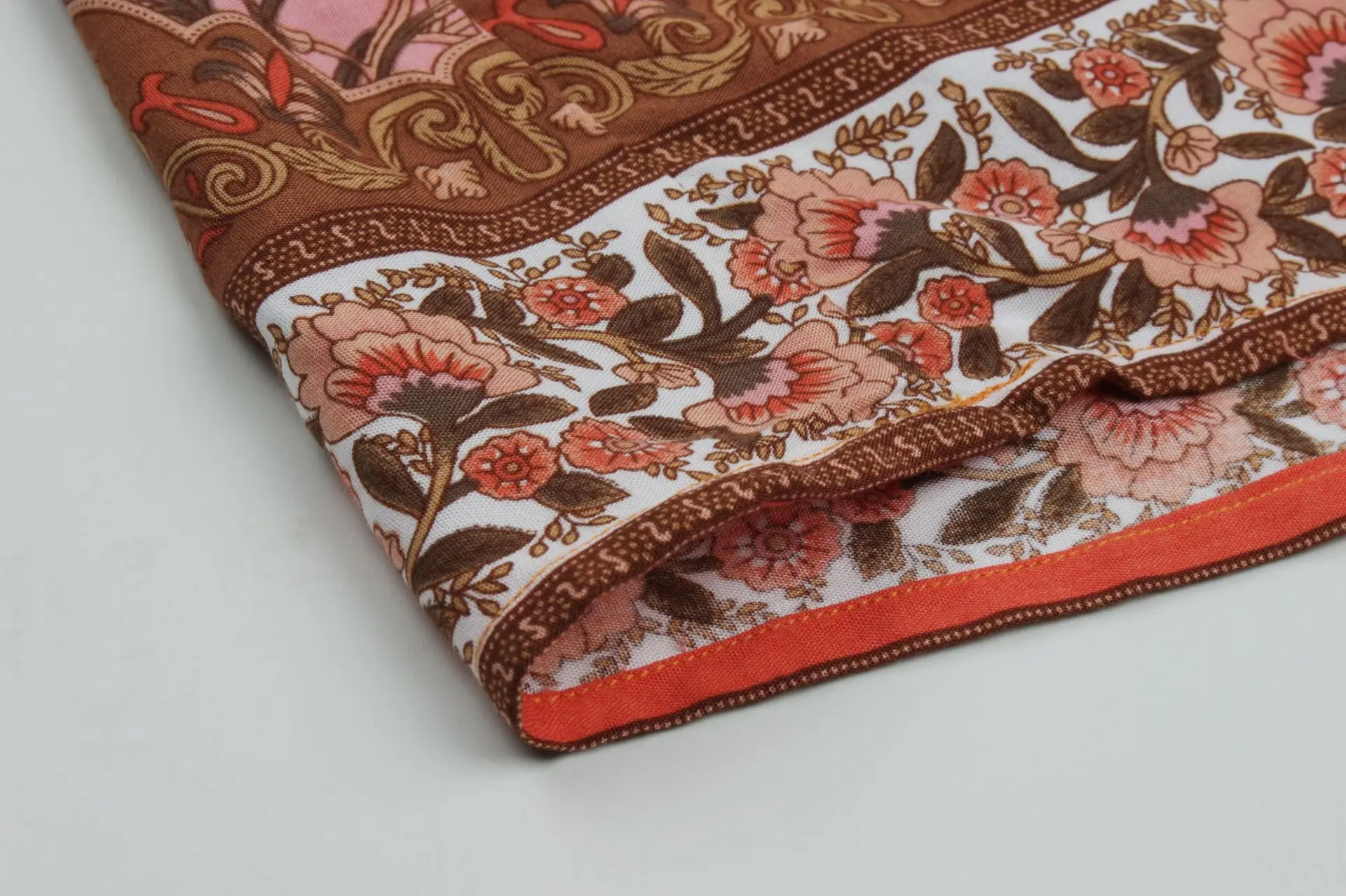 

Original Design Women Bohemian Holiday Print 2/3 Sleeves A Line Dress Knee Length Dress Summer Elegant Lady Dress