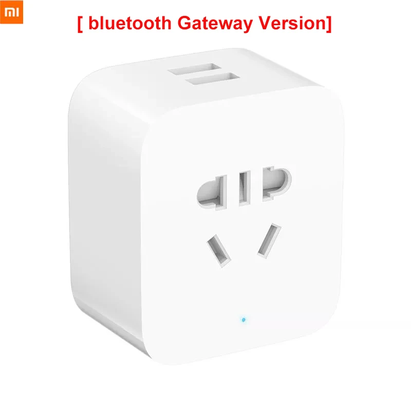 Умная розетка Xiaomi Mijia умная с Bluetooth двумя USB портами Wi Fi адаптер питания для умного