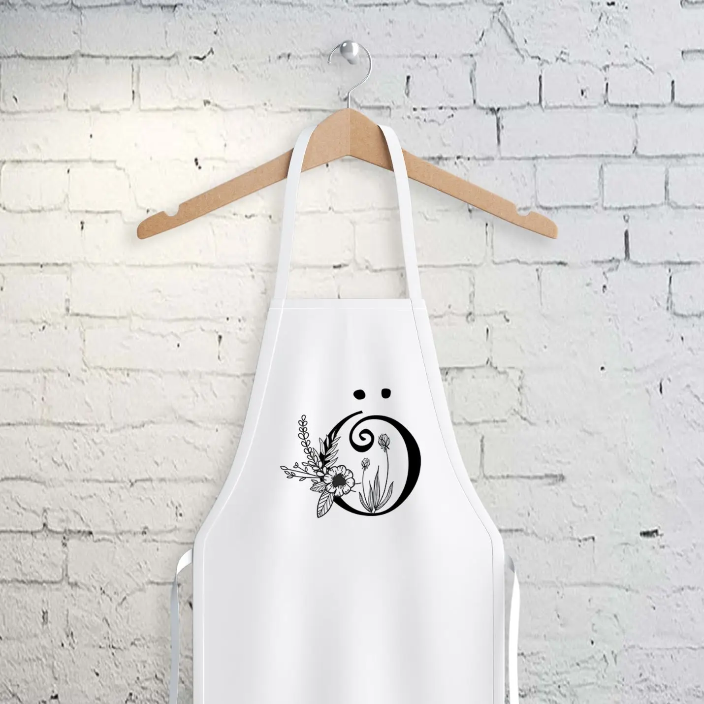

HE Letter Design Kitchen Apron