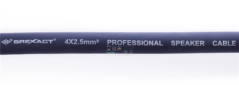 1m Taiwan SREXACT mobile performance project installation 4x2.5 square audio speaker cable ofc oxygen-free copper fever | Электроника