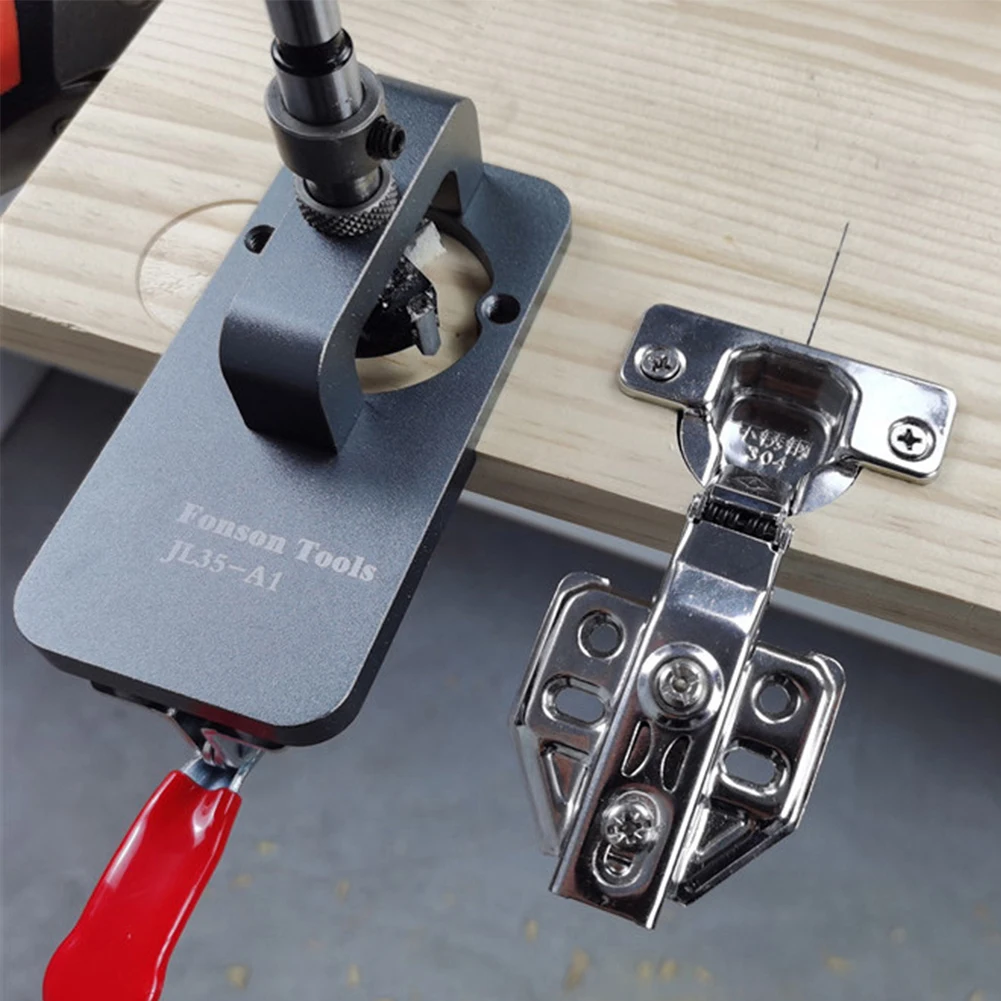 35mm stainless steel cup style hinge jig boring hole drill guide bit wood cutter woodworking diy tools for kitchen cabinet doo free global shipping