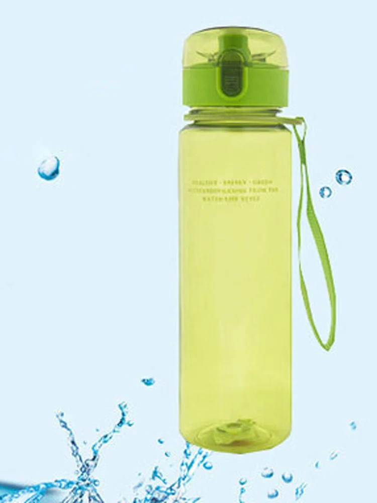 Ветровой цветок IPcs 560 мл защита от утечки без бпа бутылка для воды высокое