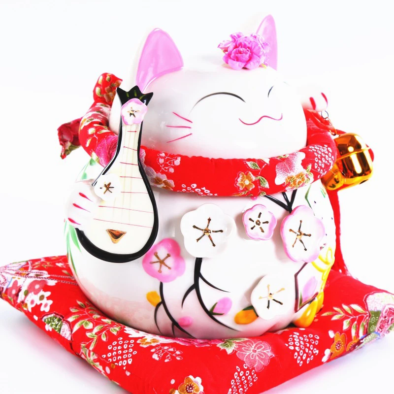 Плюс Lucky украшения &quotкошки&quot Керамика фигурки для аксессуары дома фэн шуй