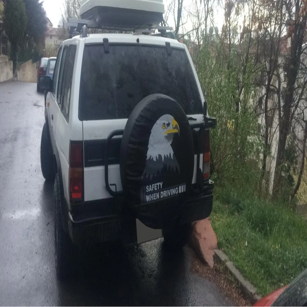 14/15/16/17 дюймов запасное колесо крышка сумка чехол протектор для Jeep Land Rover Hummer наклейки Suzuki, mitsubishi Honda Nissan Isuzu