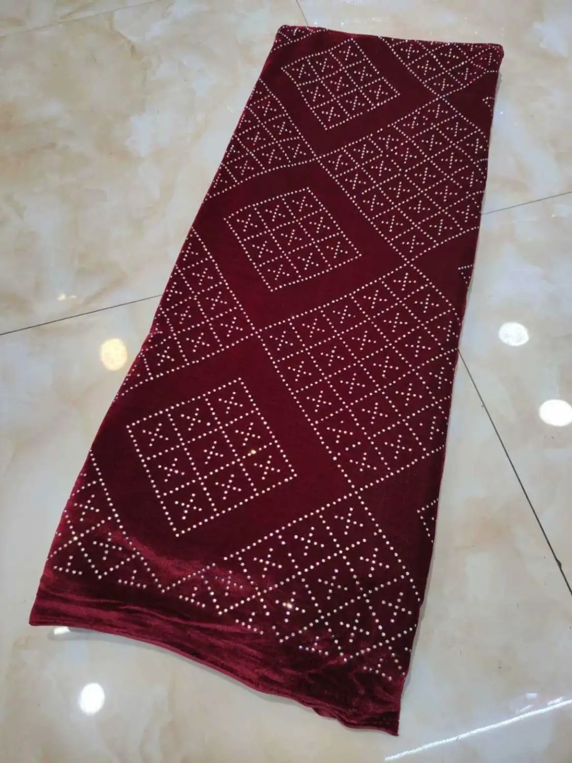 Новый дизайн африканская бархатная кружевная ткань высота 2020 нигерийская для