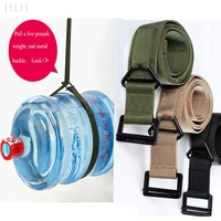 tactical army belt outdoor sports nylon waist belt metal buckle hook multi function combat waistband military mens belts