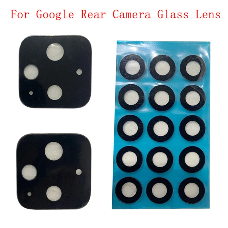 2Pcs Rear Back Camera Lens Glass For Google Pixel 3 3XL 3A 3AXL 4 4XL Camera Glass Lens Replacement Repair parts