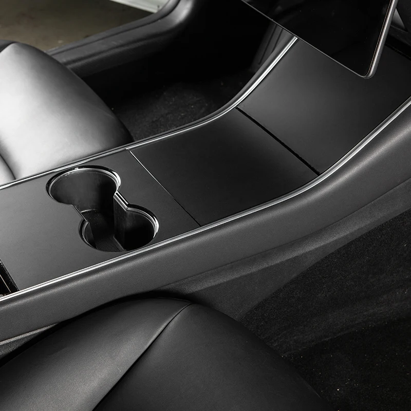vxvb For Tesla Model 3 2020 Accessories Upgraded Car Styling Protection Film 3pcs Central Console Panel Sticker Model3 | Автомобили и