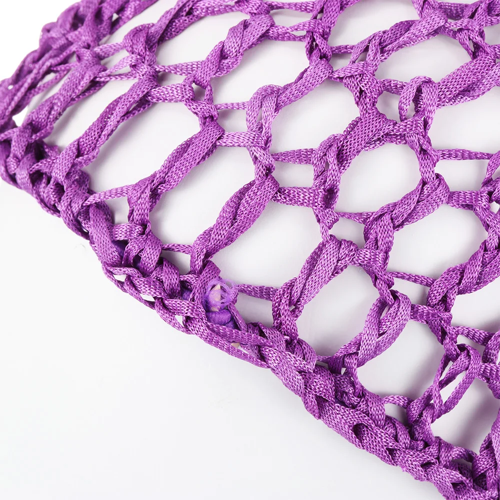 1 шт. Мягкая вязаная сетка для волос вискозная шапка-снуд сетчатая Уход за