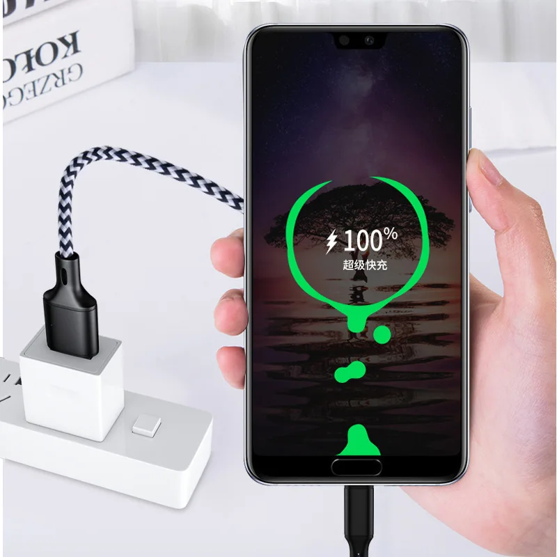 5А USB Type C кабель для Huawei Mate 20 P20 Pro Быстрая зарядка передачи данных зарядное