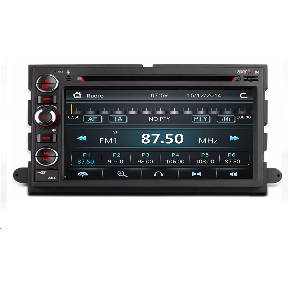 2 Din автомобильный DVD плеер GPS навигация для Ford F150 F250 F350 F450 Mustang Fusion Explorer Edge Escape Mercury