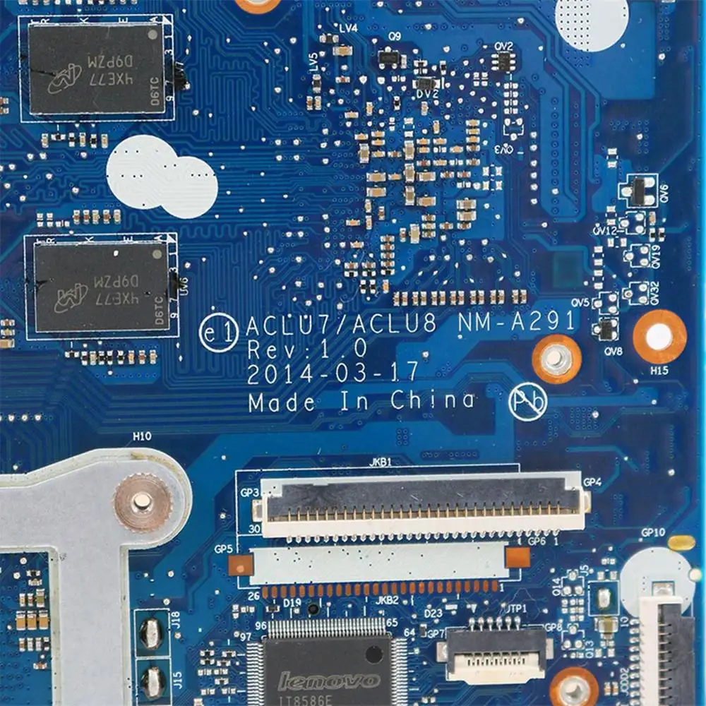 

For Lenovo Ideapad Z50-75 G50-75M G50-75 Laptop motherboard,ACLU7 ACLU8 NM-A291 With A8-7100 and R6 M255DX 2G 100% Fully Tested