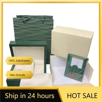 best quality green watch original box papers card purse gift boxes handbag for 116660 116710 116520 116613 118239