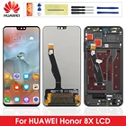 ЖК-дисплей для Huawei Honor 8X с сенсорным экраном и дигитайзером в сборе, замена с рамкой для Huawei Honor 8X, дисплей, оригинал