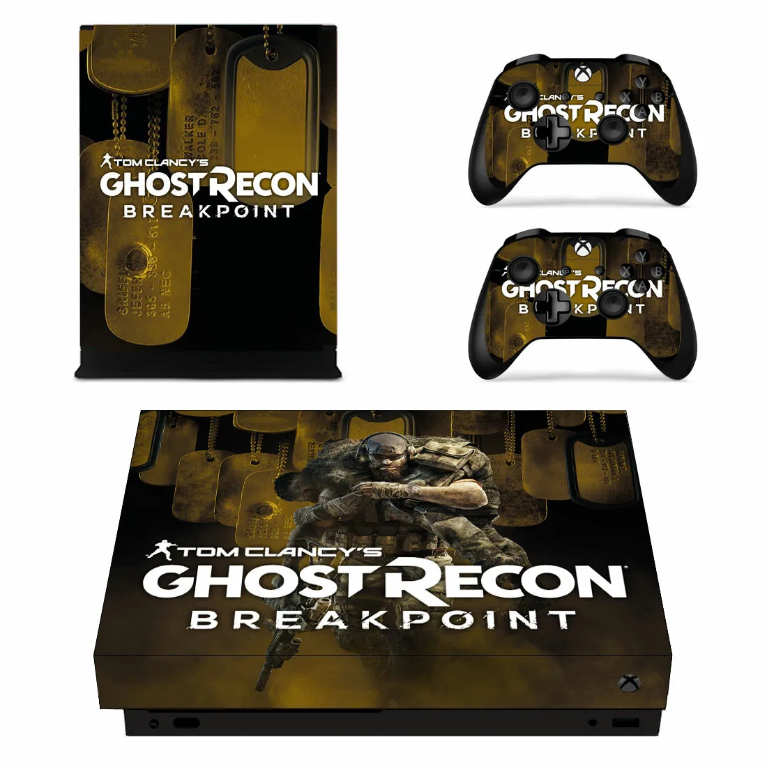 Наклейка s Tom Clancy's Ghost Recon: точка останова для Xbox One X виниловое покрытие