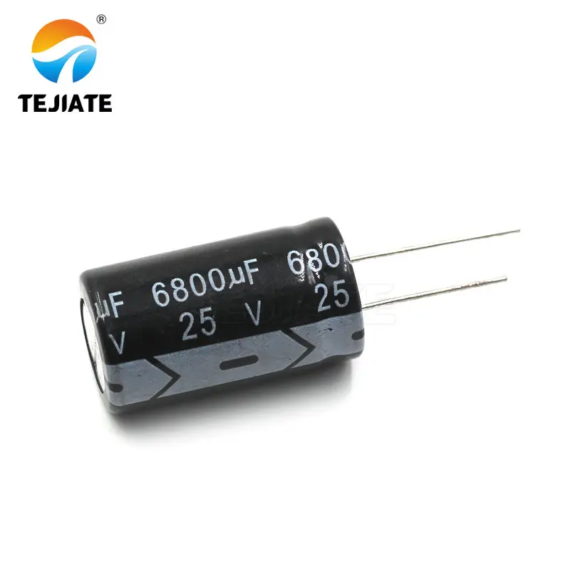 Прямой Алюминиевый электролитический конденсатор DIP сделай сам 16 В 25 в 35 100 470 мкФ