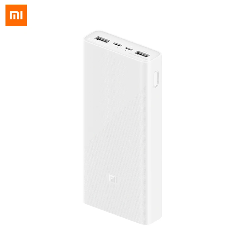 Xiao mi power Bank 3 20000 мАч портативное зарядное устройство с поддержкой QC3.0 Dual usb type-C mi внешний аккумулятор 20000 для телефона