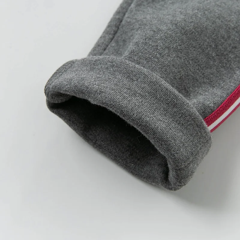 

DBK12234 dave bella spring kids girls fashion striped ruched pants children boutique casual ankle-length pants