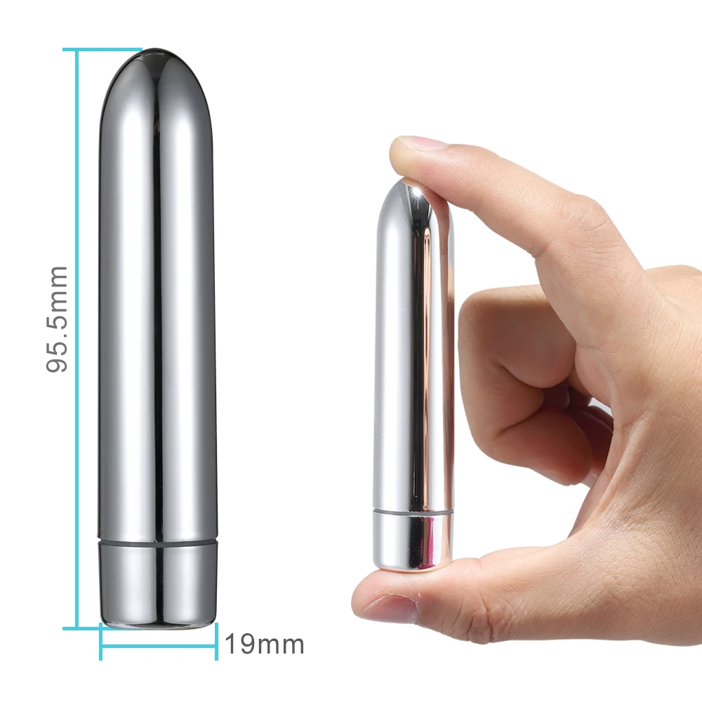 Powerful Bullet Vibrator with 12 Vibrations Rechargeable Waterproof Mini Clit Anal Stimulator Potable Travel Size Vibe for Women | Красота и