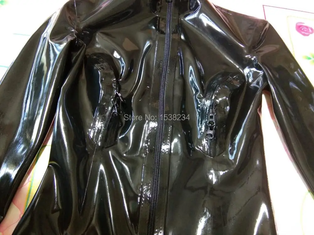 Купальник из латекса с высоким вырезом молнией на груди и заказ | Тематическая