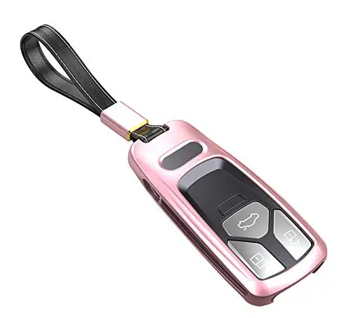 Aluminum Alloy Smart Remote Key Case Fob Cover Shell Keyless Entry Holder for Audi 2017-2019 A4L TTS Q7 New A5 Q5L S4 A4 | Автомобили и