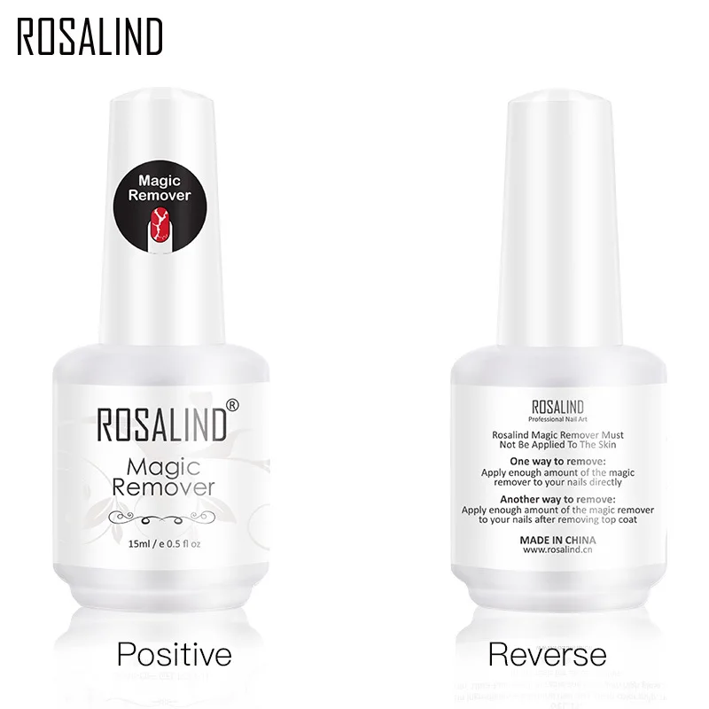 

ROSALIND bursting nail polish remover 15ml nail polish remover magic nail polish remover for nail shops