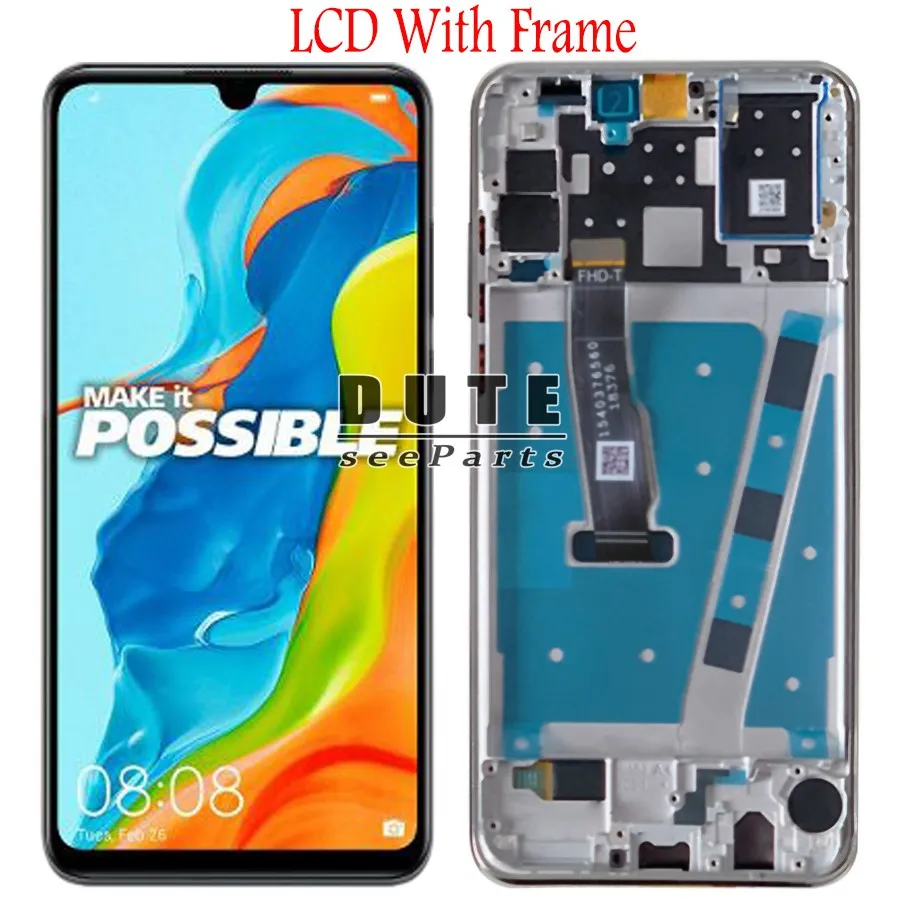 Оригинальный ЖК дисплей 2312*1080 AAA с рамкой для HUAWEI P30 Lite экран Nova 4e MAR LX1 LX2 AL01|Экраны