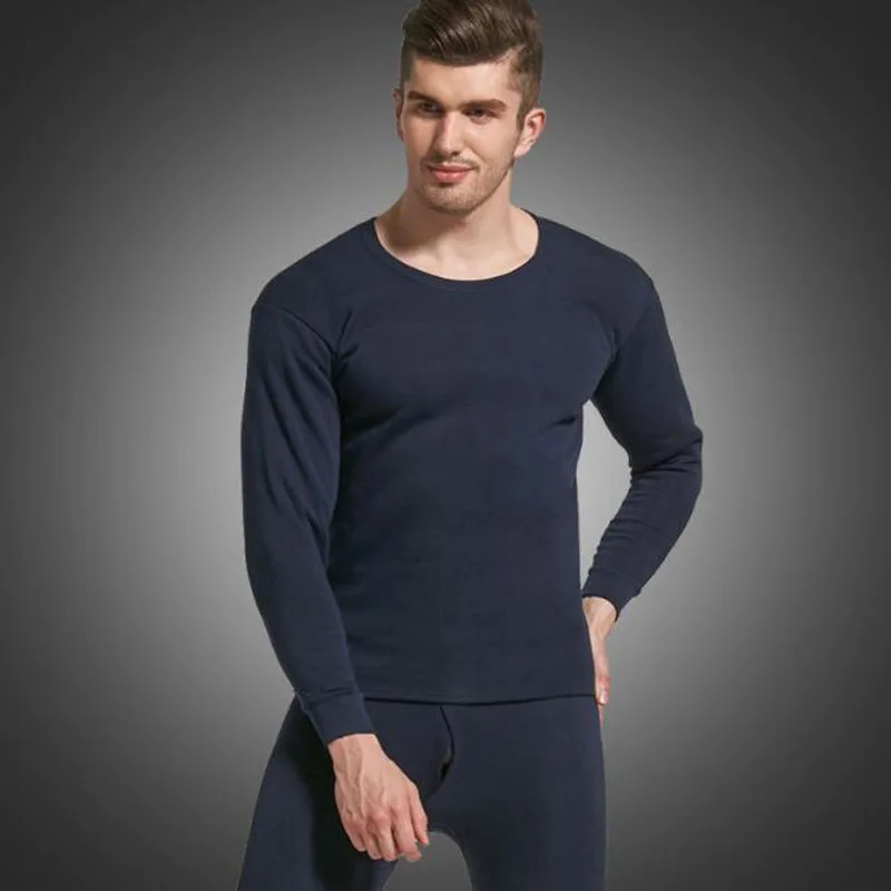 Новый стиль термобелье Наборы для мужчин зимнее Длинная зимняя одежда плотная