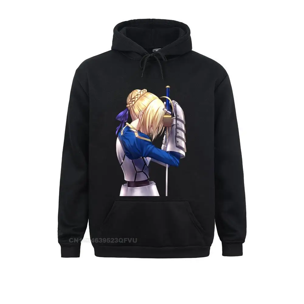 Saber Lament Men's Pullover Hoodie Fate Stay Night Fgo Anime Novelty Pullover Hoodie Anime Pullover Hoodie Cotton Unique