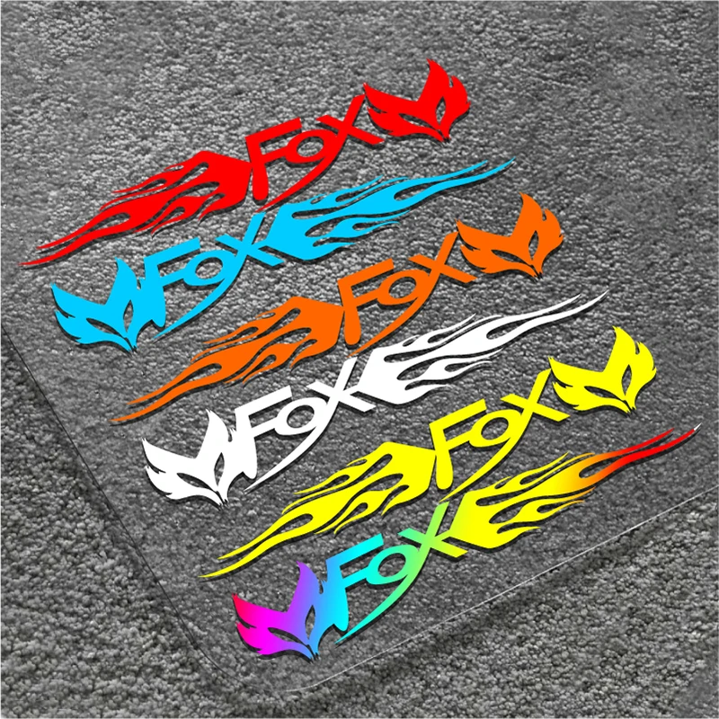 Наклейки для автомобиля велосипеда мотокросса мотоцикла лиса гоночный шок