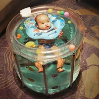 foldable baby bathtub transparent large thick swimming pool portable inflatable bathtub spa piscina infantil bathroom products 5