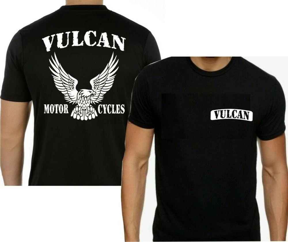 

Мотоциклетная двухсторонняя вулкан кочевой человек Вояджер черная футболка Eagle (FB)2019 модный мужской дизайн Бесплатная доставка Летние крутые футболки