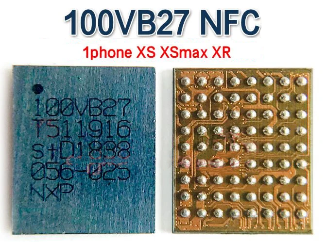 3 шт. чип NFC 100VB27 для iPhone XS/XR/XS Max  Мобильные телефоны и | Отзывы и видеообзор