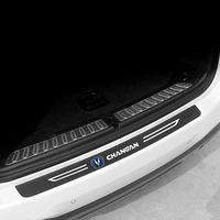 car door threshold sill protector sticker carbon fiber tailgate pedal for changan cs75 plus cs95 cs35 alsvin cs15 cs55 eado