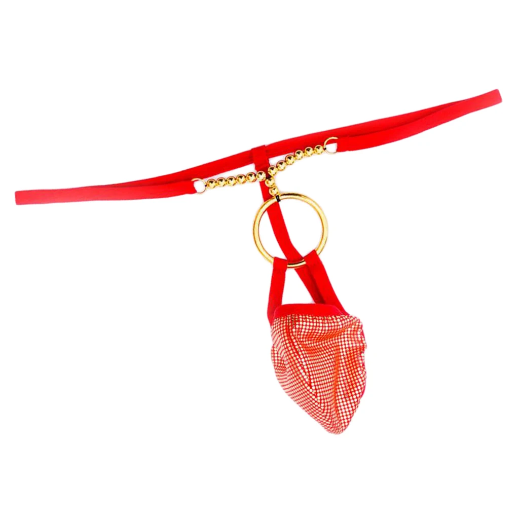 Мужские сексуальные эластичные прозрачные стринги трусы нижнее белье