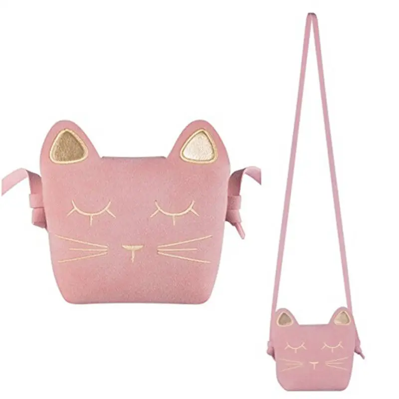 2019 модный тренд новые детские сумки через плечо маленькие для девочек кошачьи