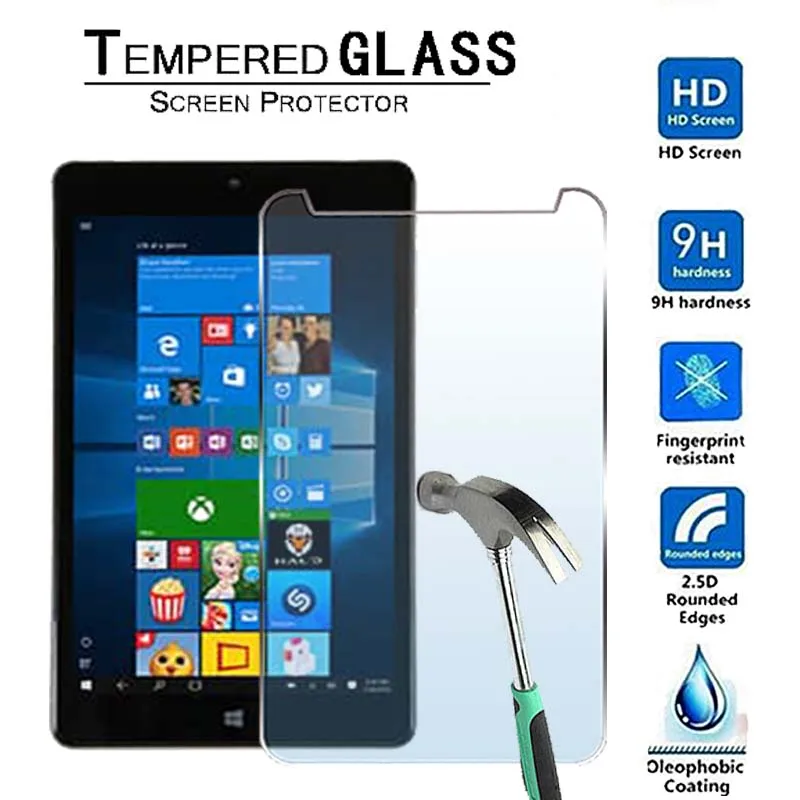 

Ультрапрозрачное закаленное стекло для планшета NuVision TM800P610L, 8 дюймов, 9H