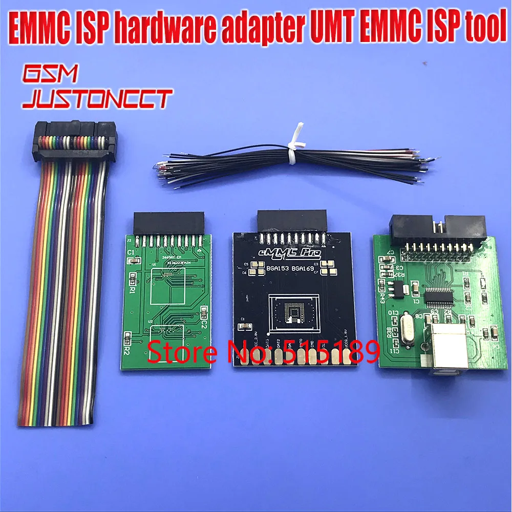 

EMMC ISP hardware adapter UMT EMMC ISP tool adapter for GSM SHIELD UMT box dongle