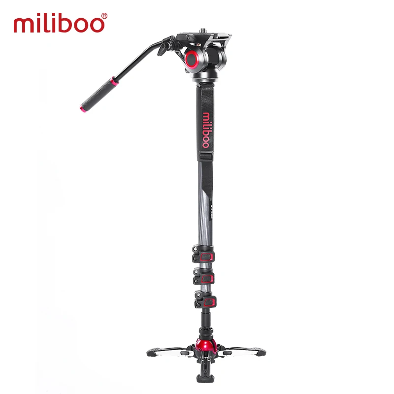 Miliboo MTT705II Портативный штатив из углеродного волокна монопод для профессиональной камеры видеокамеры/видео/DSLR стенд, половина цены Manfrotto