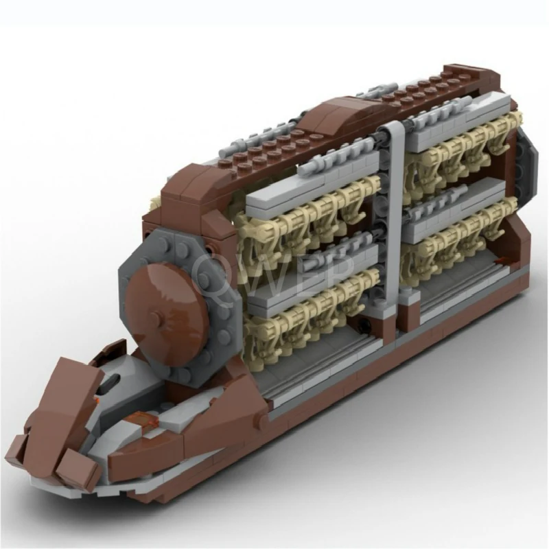 Buildmoc космическая серия боевой транспорт военный корабль дроид Platoon атака