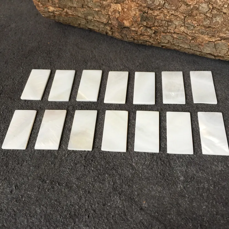 20pcs Natural Freshwater Mother of Pearl Shell Mosaic Tile DIY Accessories and Wood Inlay Carved Material Size 30mm /15mm /2mm | Дом и сад