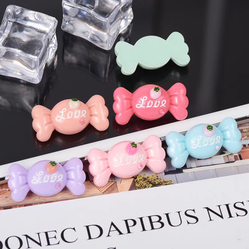 7 видов цветов Конфета из смолы Diy аксессуары для безделушек глиняные амулеты